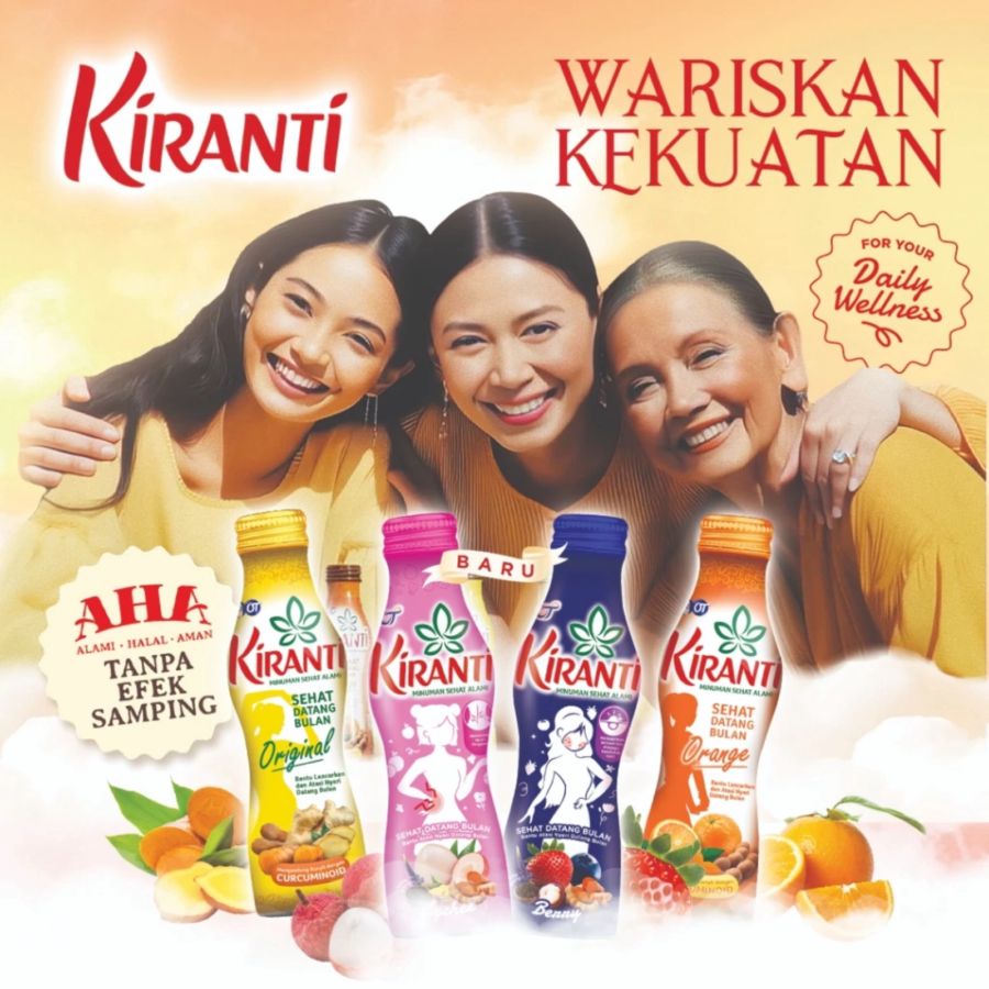 Kiranti Lychee Minuman Sehat Datang Bulan 150ml 1pcs