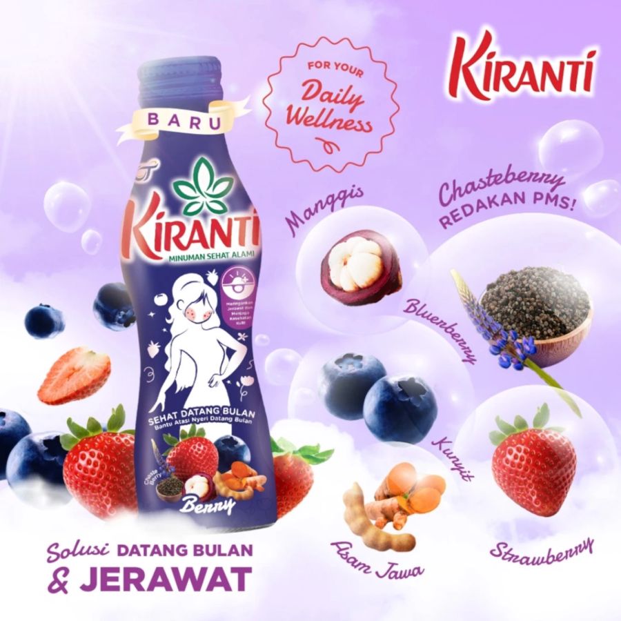 Kiranti Berry Minuman Sehat Datang Bulan 150ml 1pcs