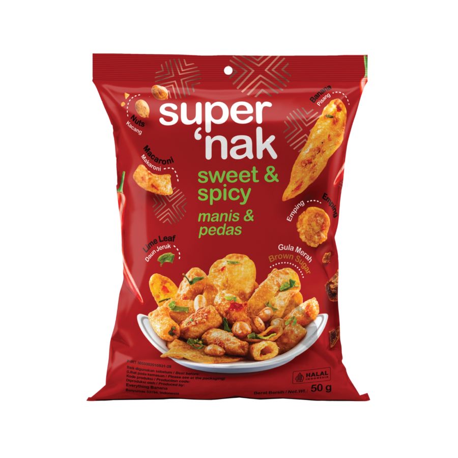 Super Nak Sweet & Spicy 50gram 1pcs