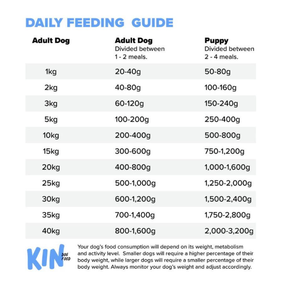 Kin Raw Dog Food Duck, Zucchini & Kale Makanan Anjing 500gram