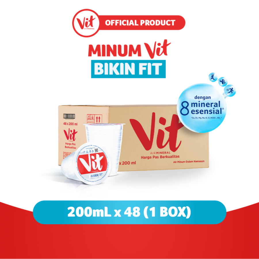 Vit Air Mineral Cup Dus 200ml 48pcs