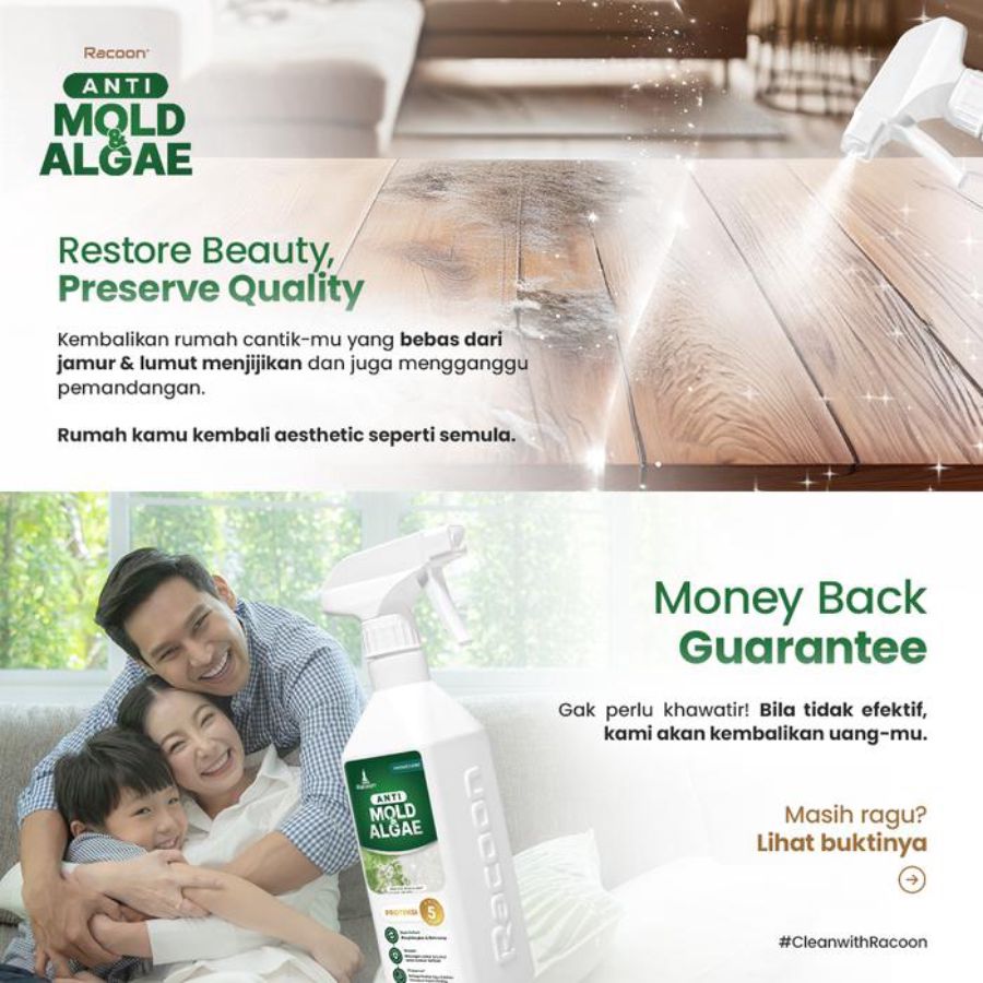 Racoon Anti Mold & Algae Spray 600ml