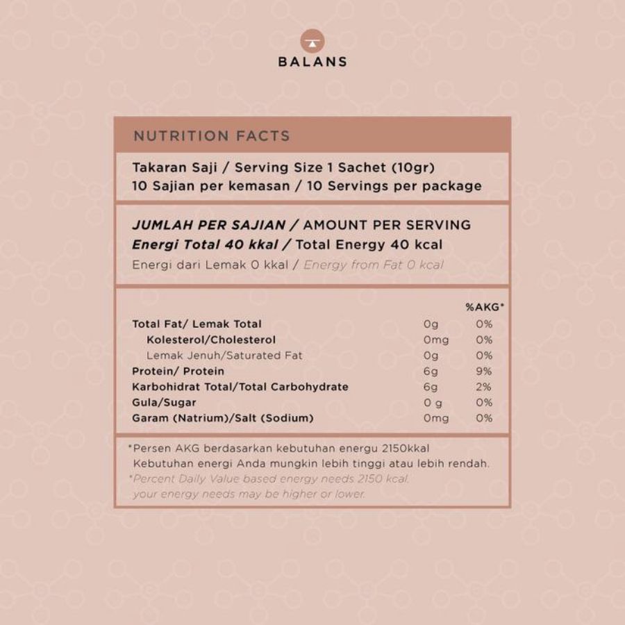 Balans Pure Collagen Drink 14 Sachet 1pcs