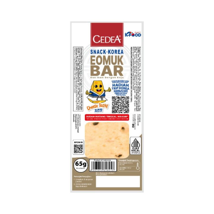 Cedea Eomuk Bar Cheese Tasty 65 gram 1pcs