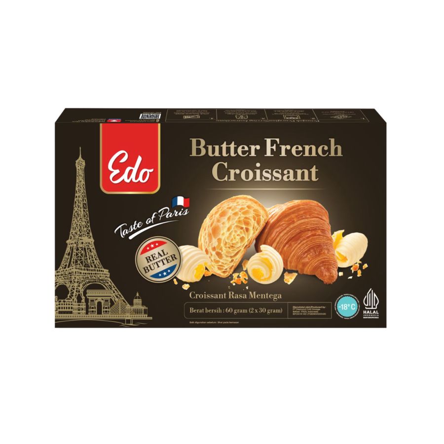 Edo Butter French Croissant 60gram