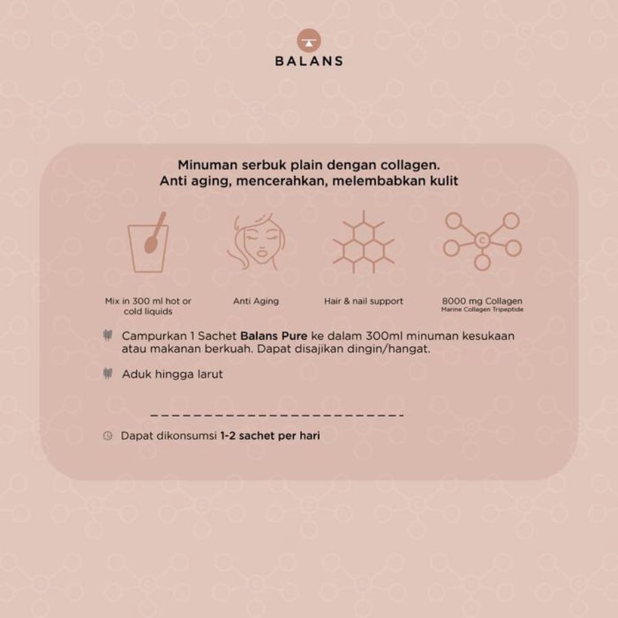 Balans Pure Collagen Drink 14 Sachet 1pcs