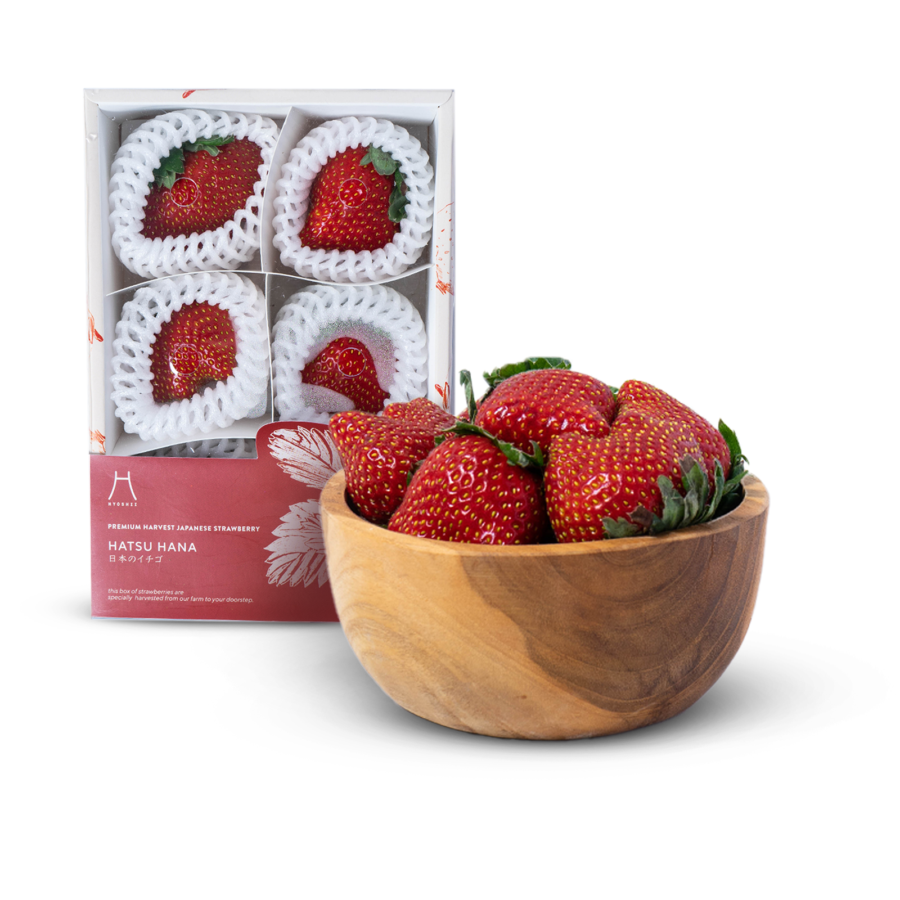 Hyoshii Strawberry Premium Hatsu Hana 6 pcs 125gram