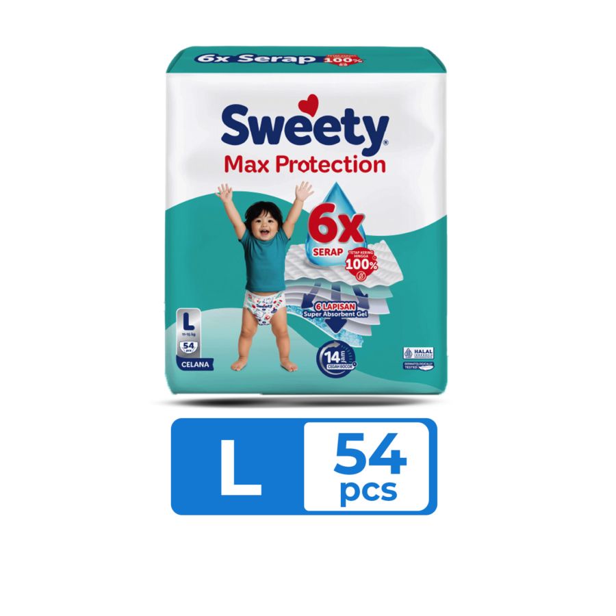 Sweety Max Protection Pants Diapers L54 1pack