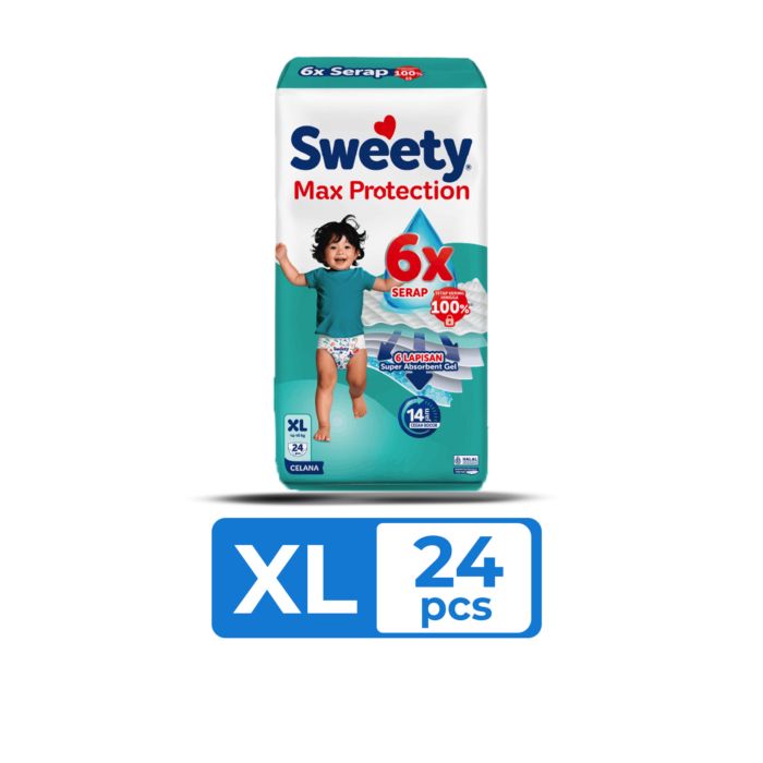 Sweety Max Protection Pants Diapers XL24