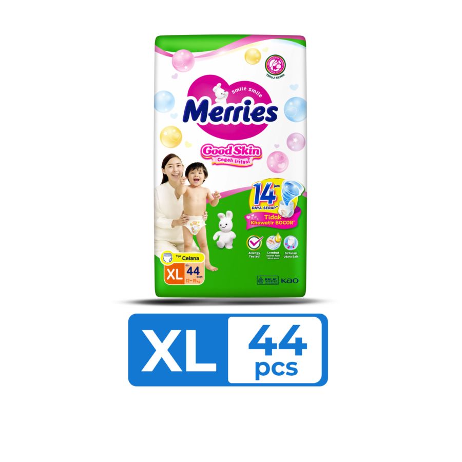 Merries Good Skin Pants Diapers XL44 1pcs