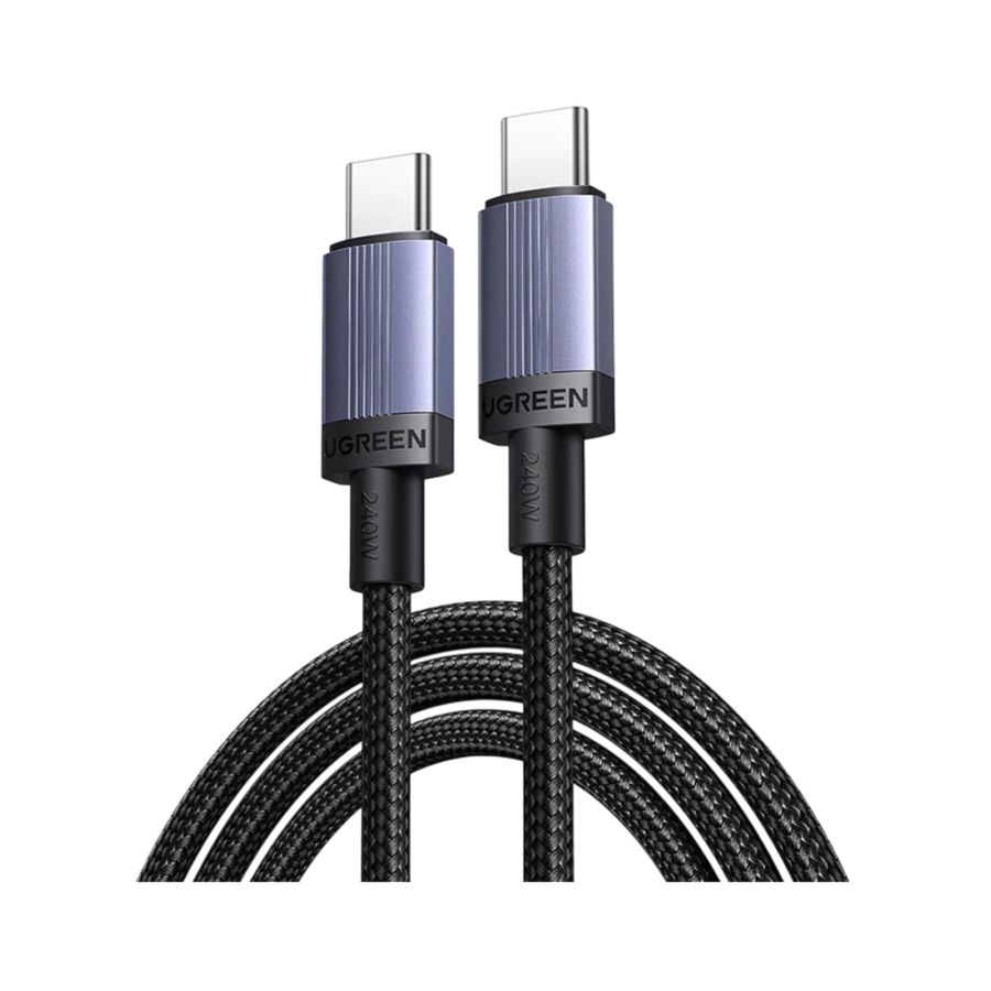 Ugreen Cable USB Type c to Type C Nylon 240 W 2 M Black 1pcs