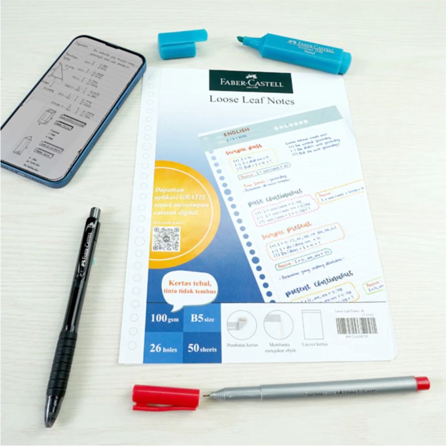 Faber-Castell Kertas Loose Leaf Digital B5 50 Lembar 1pack 1pcs