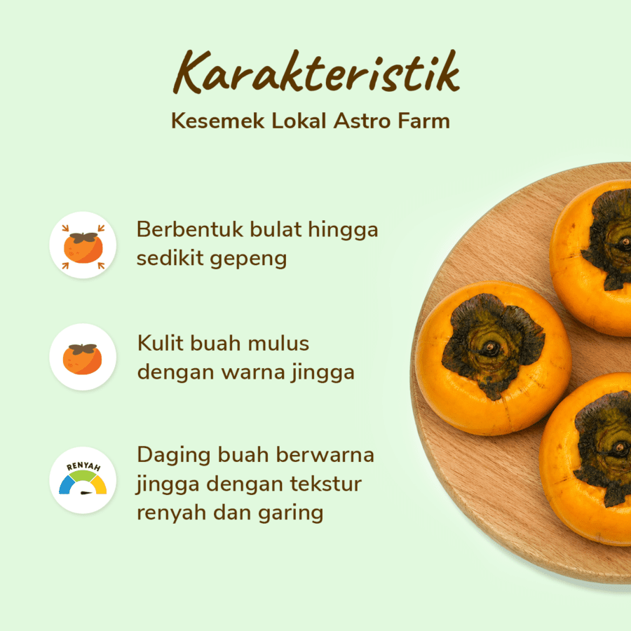 Kesemek Lokal Astro Farm 500gram