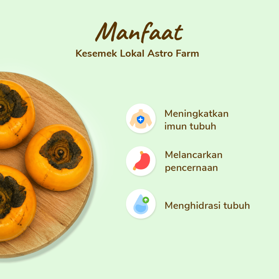 Kesemek Lokal Astro Farm 500gram