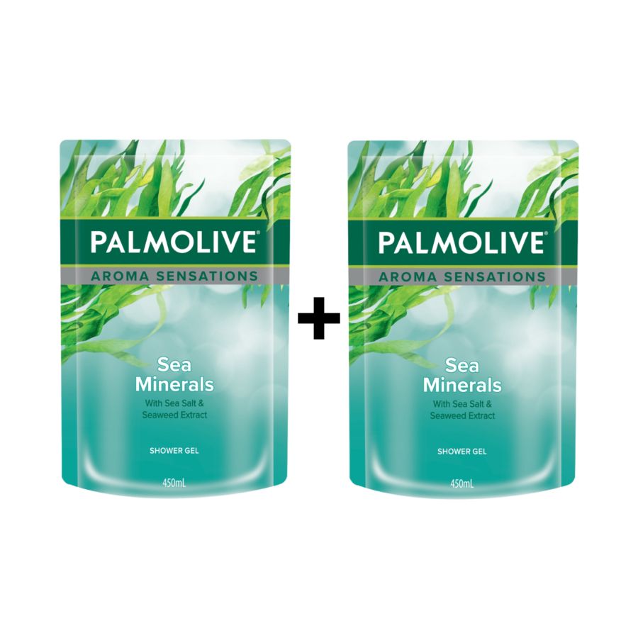 Twinpack Palmolive Aroma Sensations Shower Gel Pouch 450ml