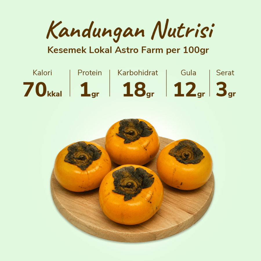 Kesemek Lokal Astro Farm 500gram