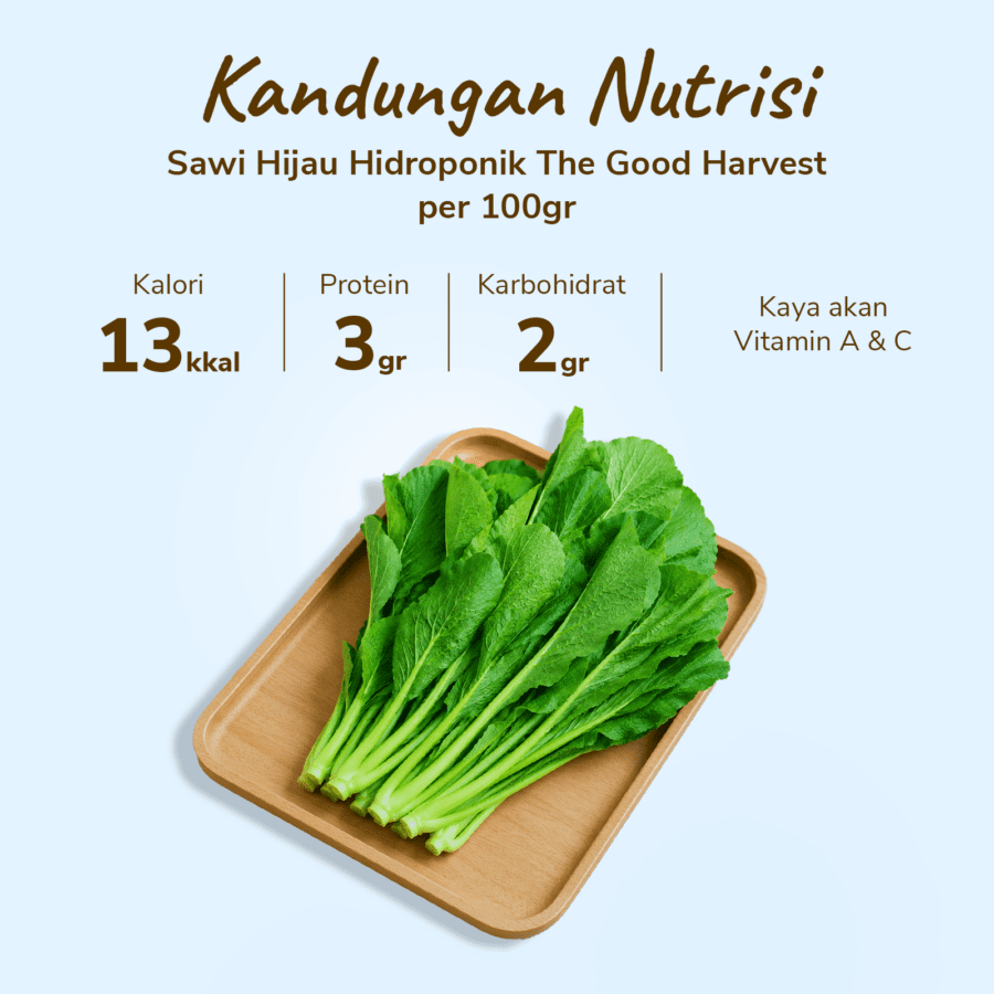 The Good Harvest Sawi Hijau Hidroponik 250gram