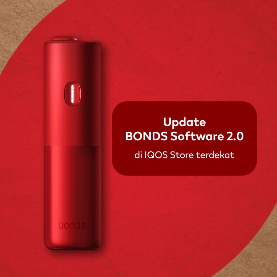 Bonds by Iqos Ruby Red Kit Rokok Elektrik 1pcs