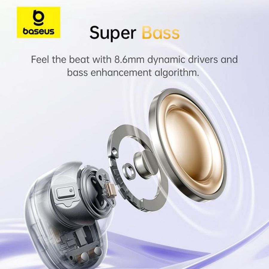 Baseus Bass BD1 TWS True Wireless Earbuds Galaxy Blue 1pcs