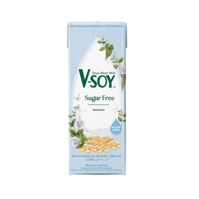 V-Soy Susu Kedelai Original Sugar Free