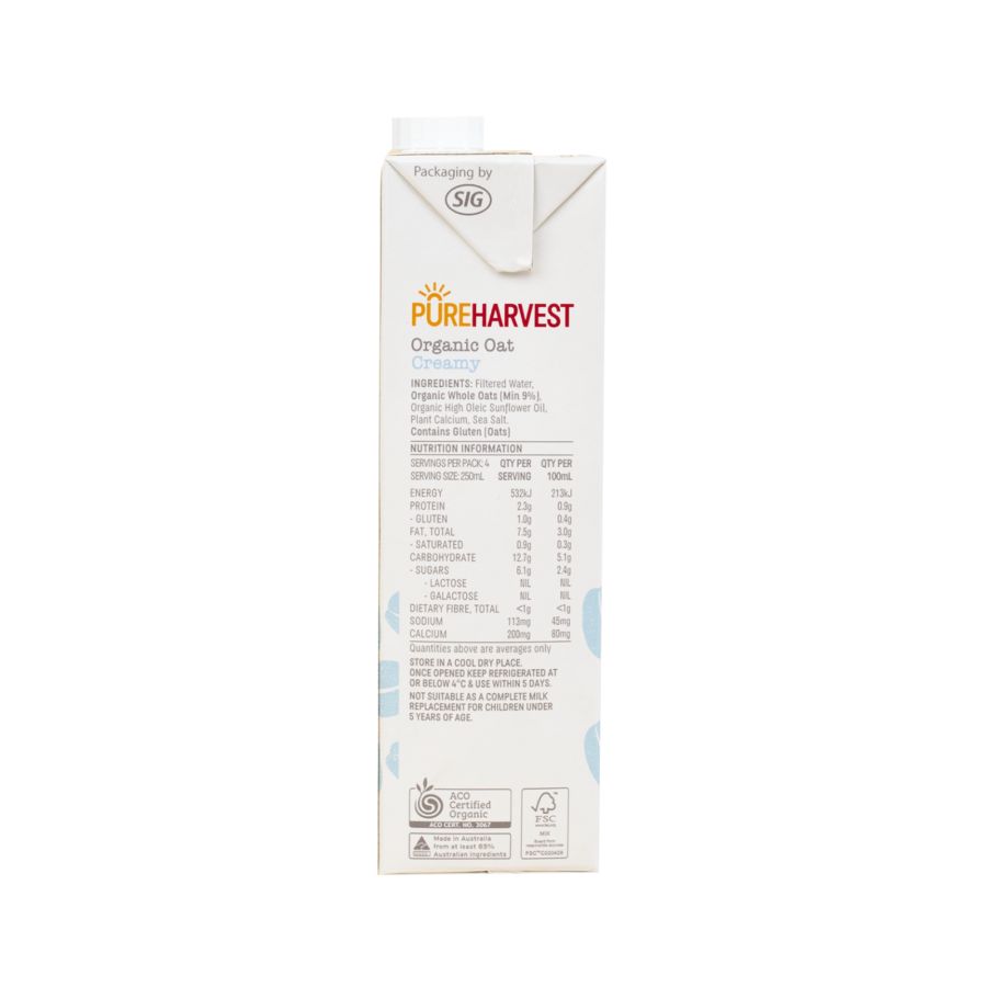 Pure Harvest Creamy Oatmilk 1liter