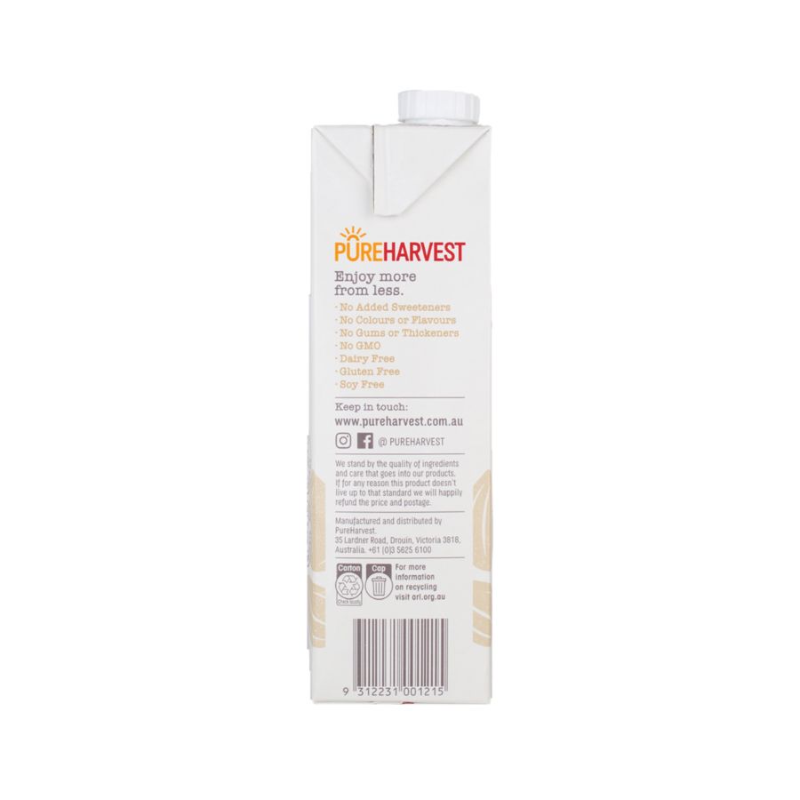 Pure Harvest Almond Milk Unsweetened 1liter
