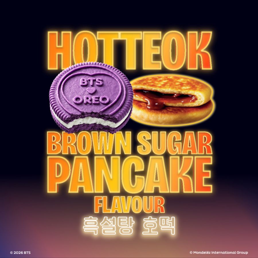 OREO BTS Biskuit Sandwich dengan Krim Rasa Hotteok Brown Sugar Pancake 105gram