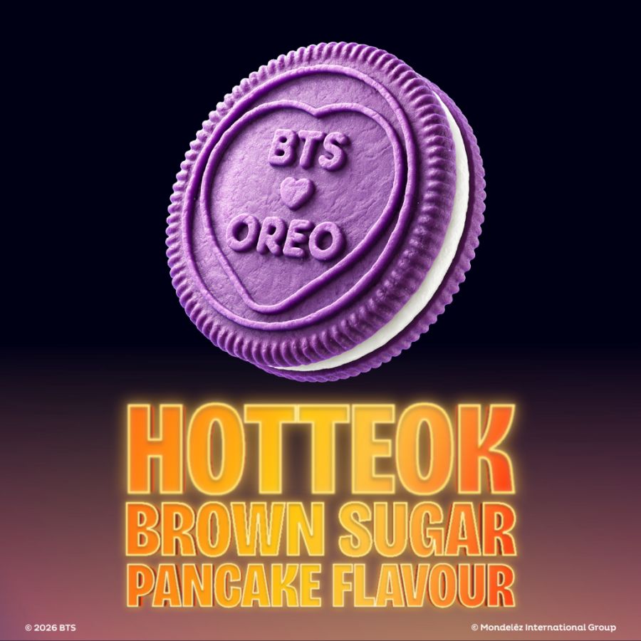 OREO BTS Biskuit Sandwich dengan Krim Rasa Hotteok Brown Sugar Pancake 105gram