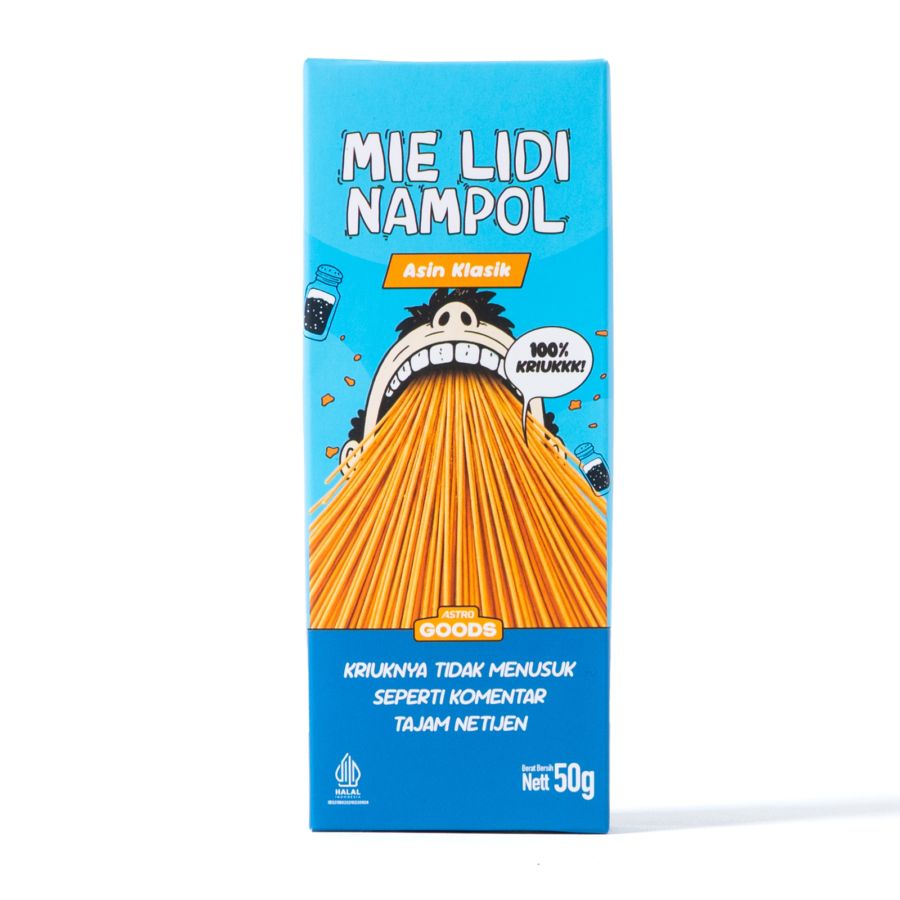 Mie Lidi Nampol Asin Klasik Astro Goods 50gram