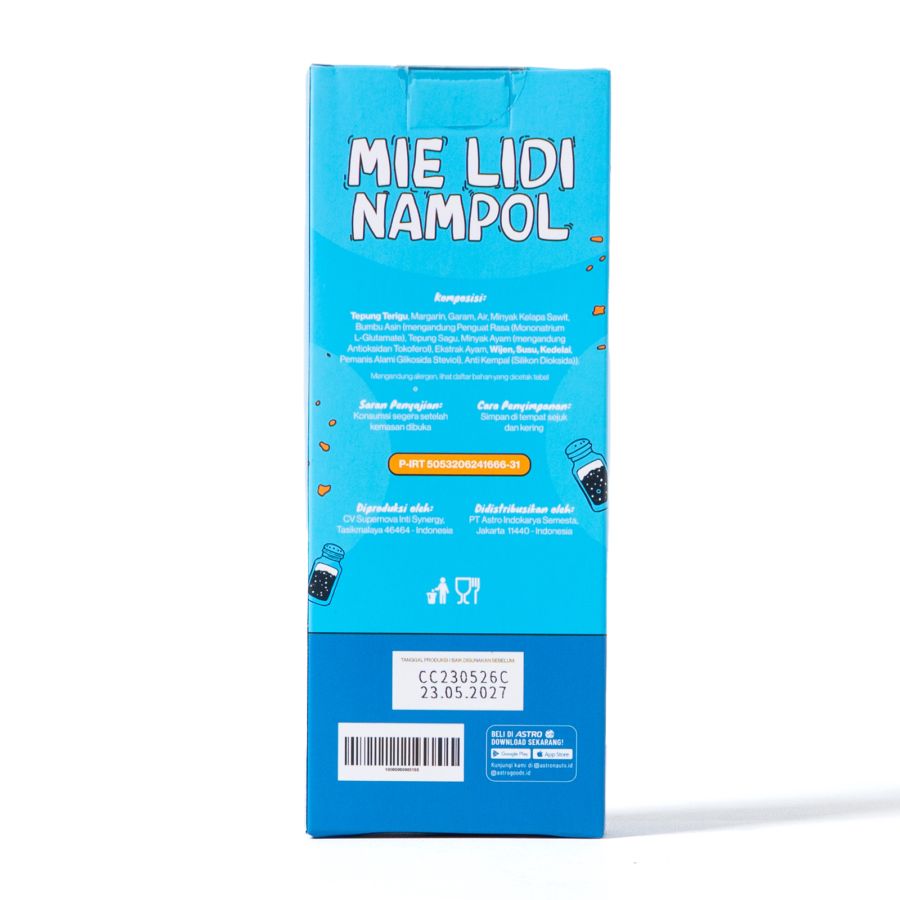 Mie Lidi Nampol Asin Klasik Astro Goods 50gram