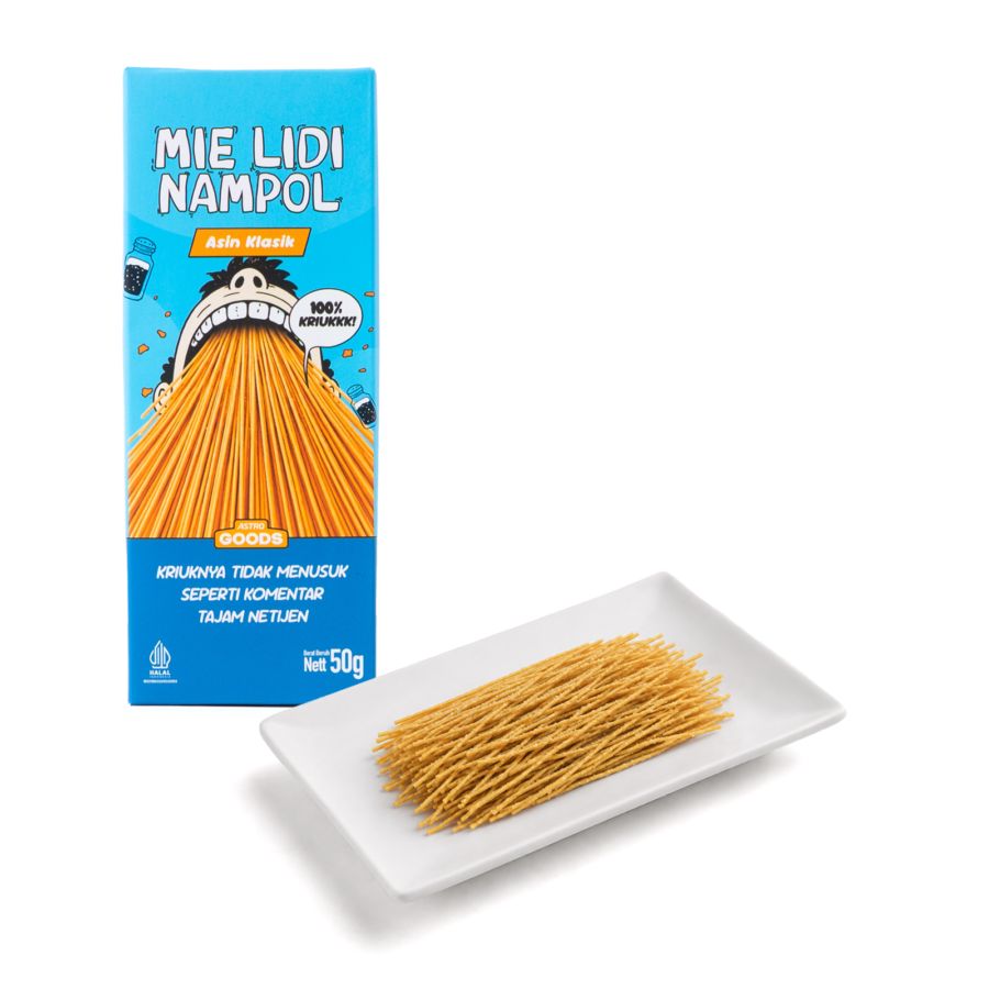Mie Lidi Nampol Asin Klasik Astro Goods 50gram