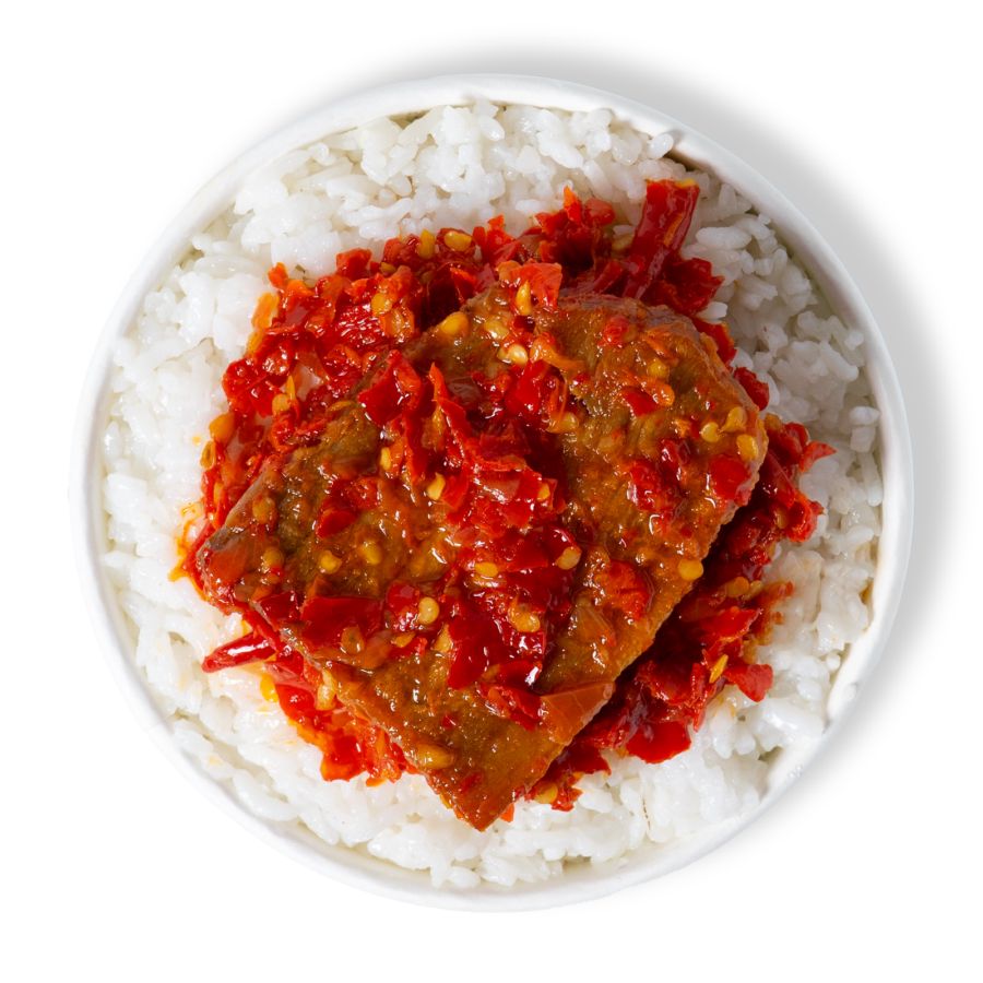 Rice Bowl Dendeng Balado 1pcs