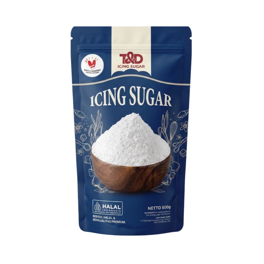 T&D Baking Icing Sugar 500gram