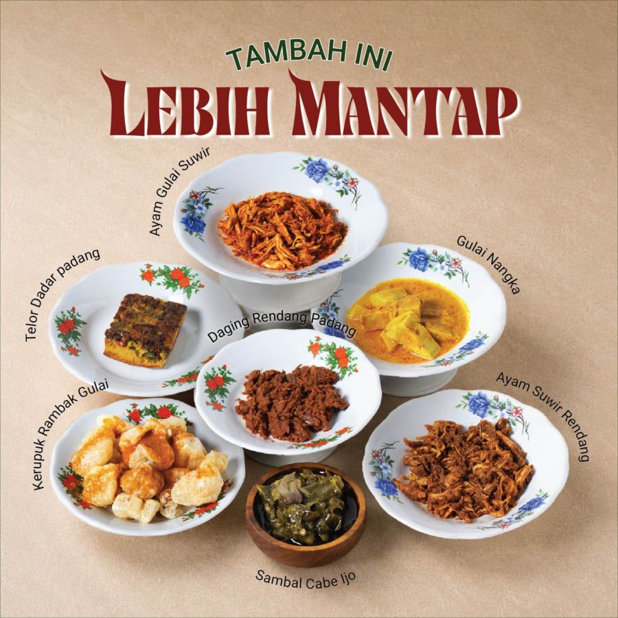 Rice Bowl Daging Rendang Suwir Padang 1pcs
