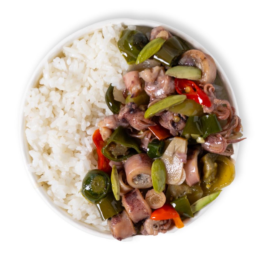 Rice Bowl CUGIL Cabe Ijo Pete 1pcs