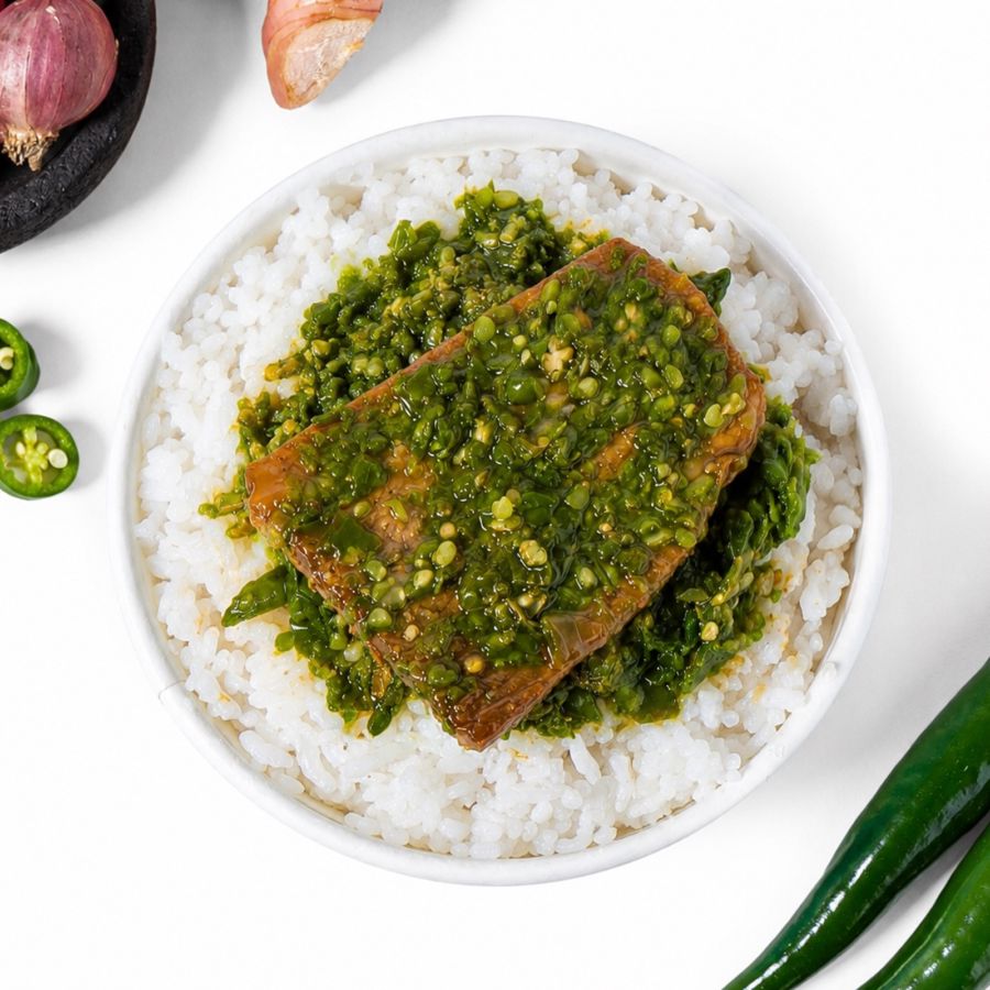 Nasi Dendeng Cabe Ijo 1pcs