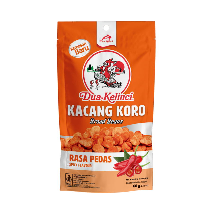 DUA KELINCI Kacang Koro Pedas 60gram