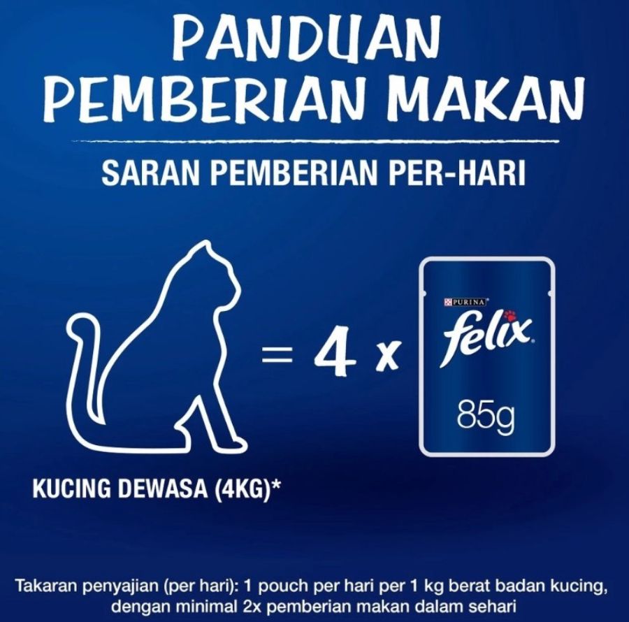 Purina Felix Tuna Adult Makanan Kucing Basah 85gram