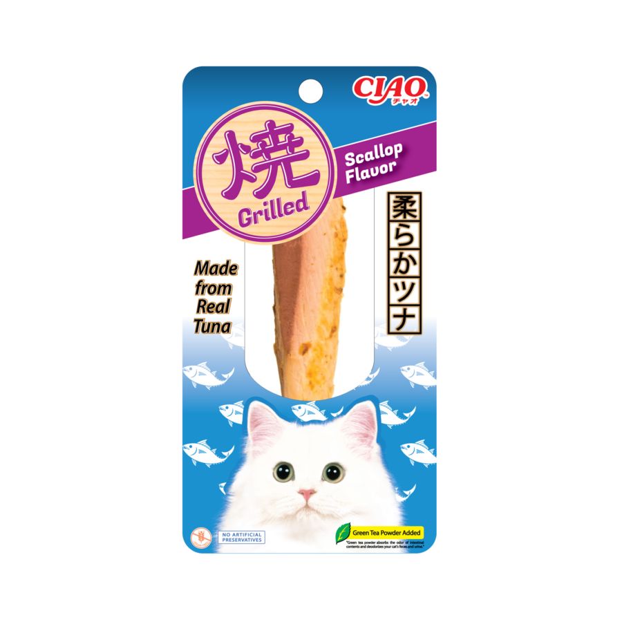 CIAO Pouched Roast Tuna Honkaku Das Snack Kucing 15gram
