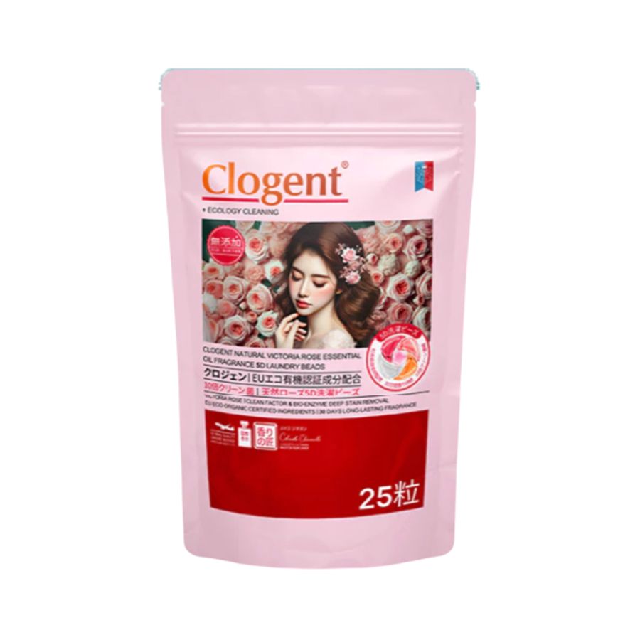 Clogent Laundry Pods Kapsul Rose Deterjen Cair 25kapsul