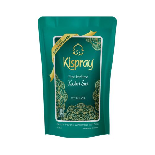 Kispray Kasturi Pelicin Pakaian Refill 280 ml