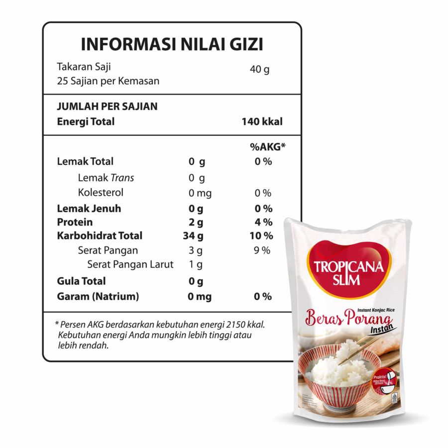 Tropicana Slim Beras Porang 1000gram