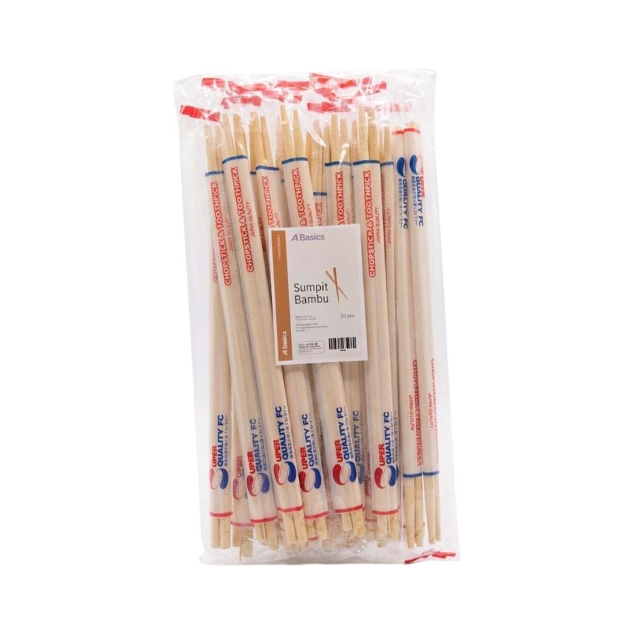 Sumpit Bambu A Basics 20sticks