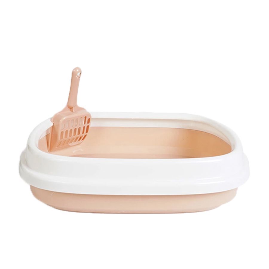 Cat Litter Box Small with Scoop 1pcs