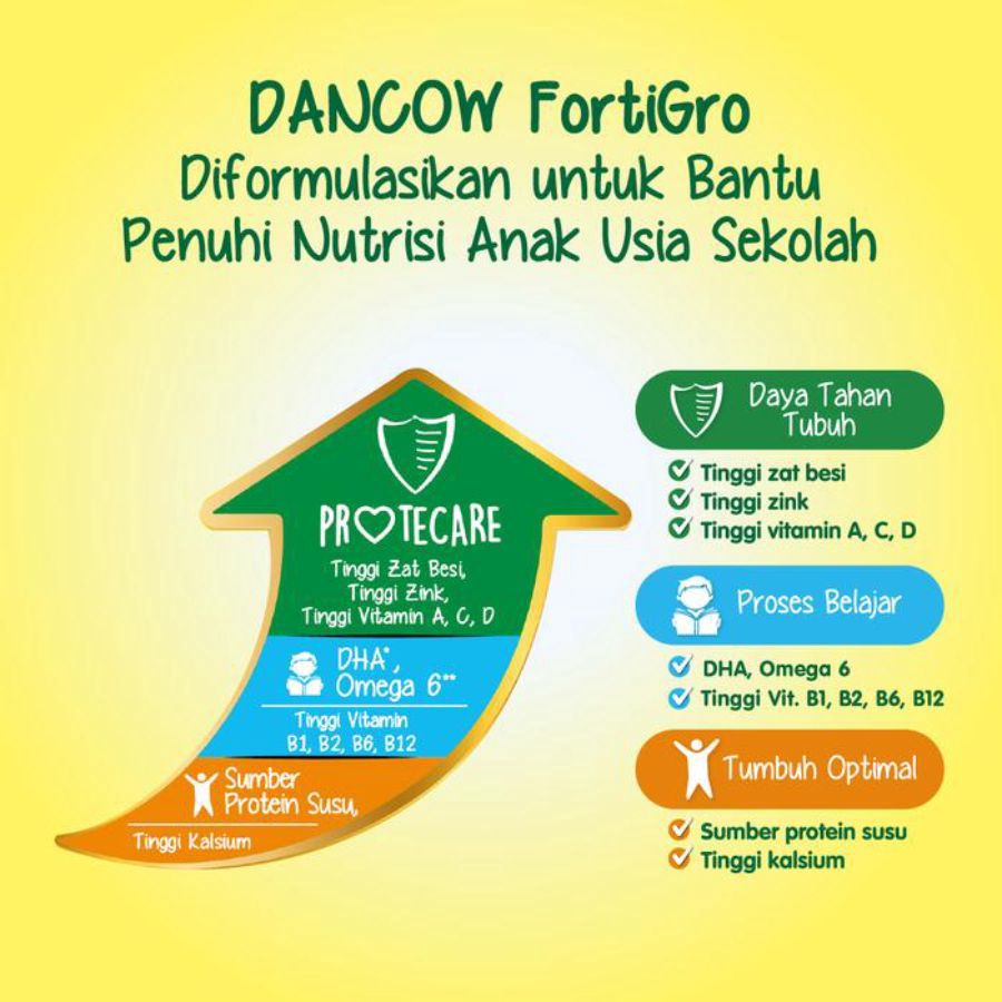Dancow Fortigro Instant Susu Anak 390gram