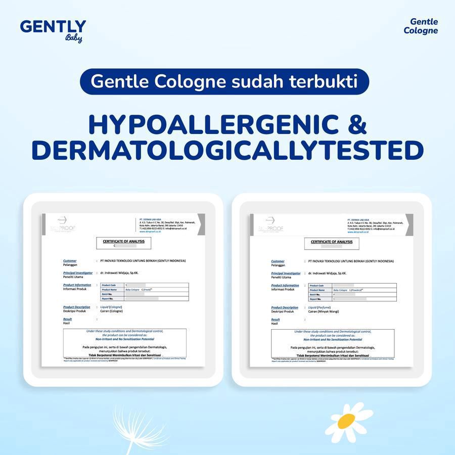 Gently Baby Gentle Cologne Chamomile Blossom Perawatan Bayi 100ml