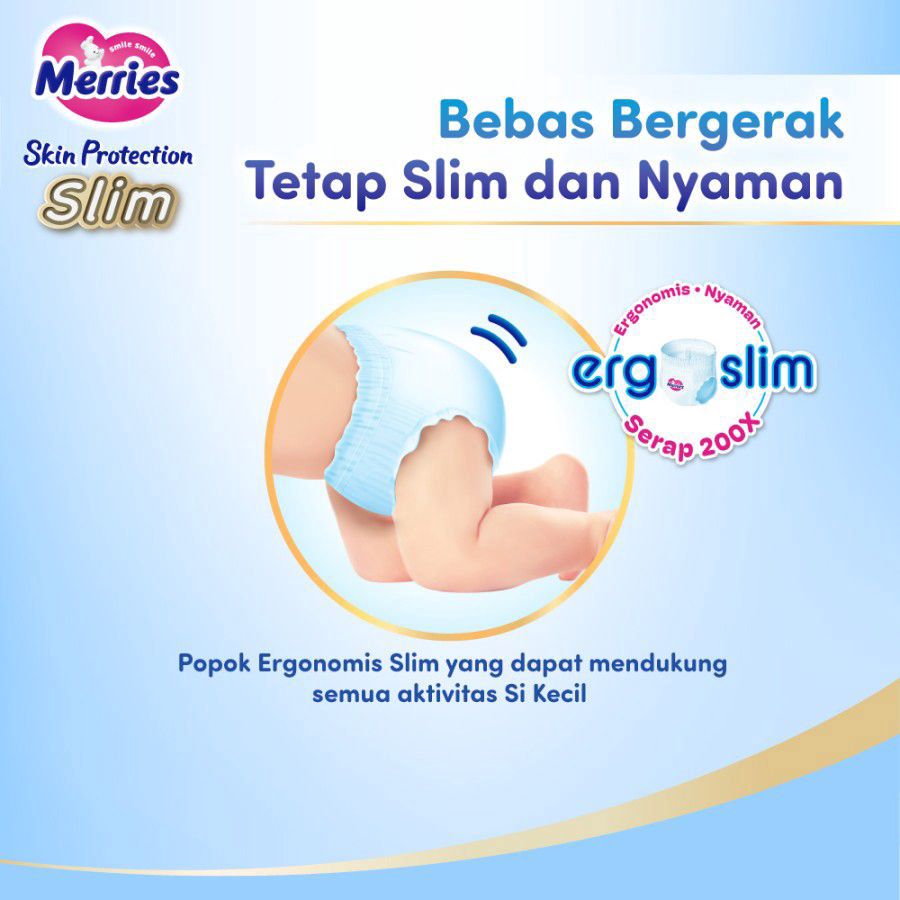 Merries Skin Protection Slim Pants Diapers L50 1pcs