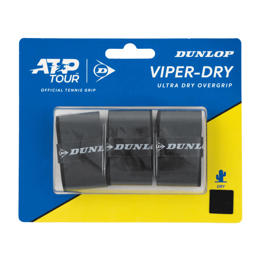 Dunlop ATP Tour Viper-Dry Black Ultra Dry Overgrip