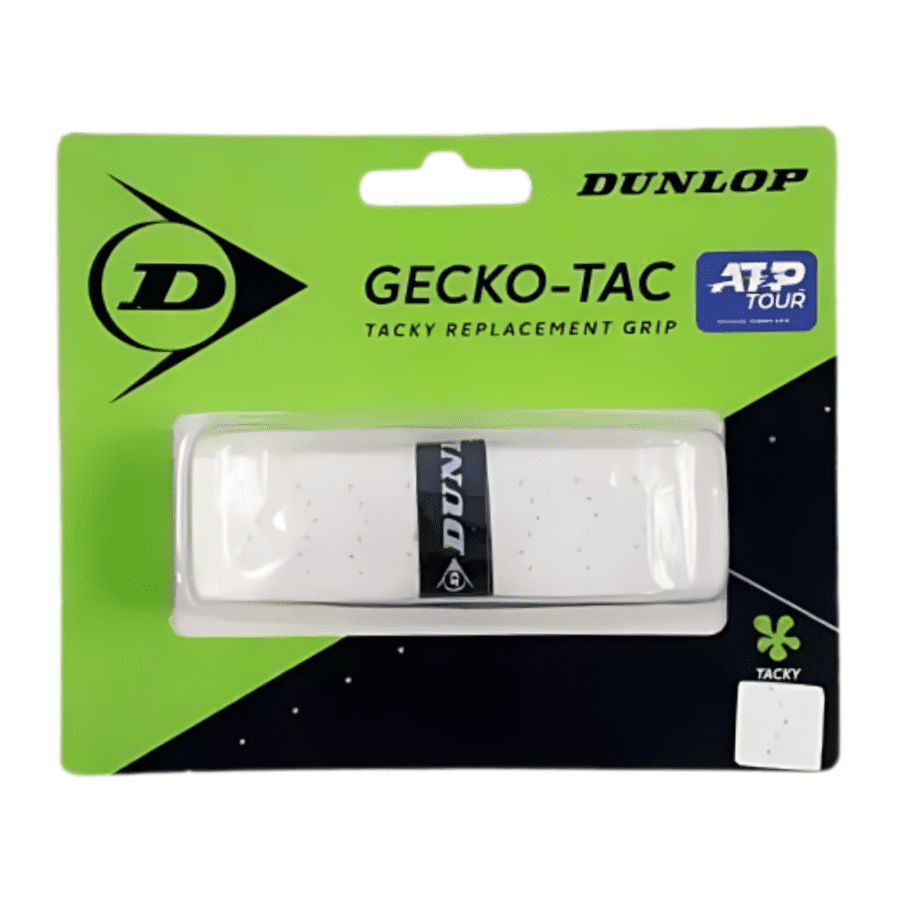 Dunlop GECKO-TAC White Tacky Replacement Grip Tennis 1pcs