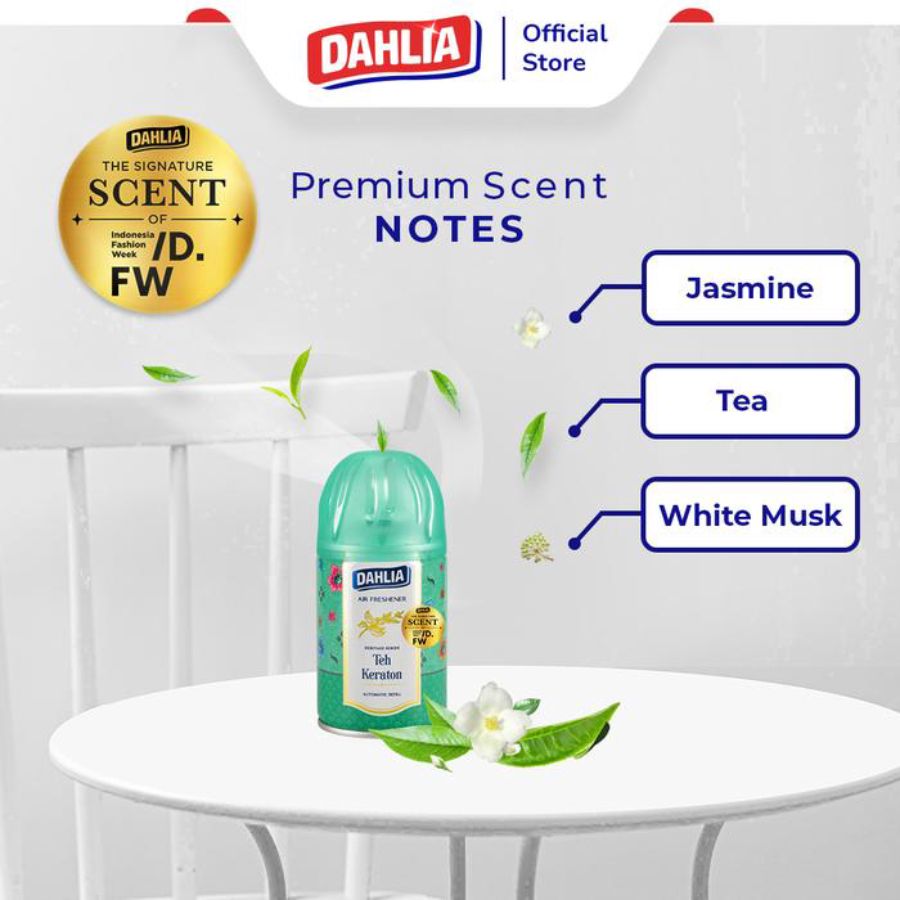 Dahlia Matic Teh Keraton Pengharum Ruangan Refill 225ml